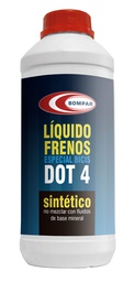 [LIQ059] LIQUIDO DE FRENOS SINTETICO DOT4 BICI 1L